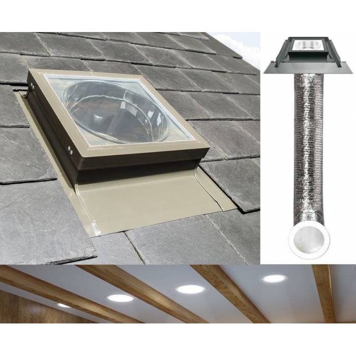 Fakro SFL Light Tunnel 22" 550mm with Flexible Tube for Slate Roof