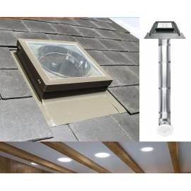 Fakro SRL Light Tunnel 14" 350mm with Rigid Tube for Slate Roof