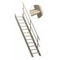 Oxford 70 Wooden Staircase Loft Stairs/Ladder 70 cm Width