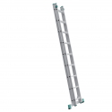 2x9 Double 2 section x 9 rungs aluminium ladders extension combination ladder
