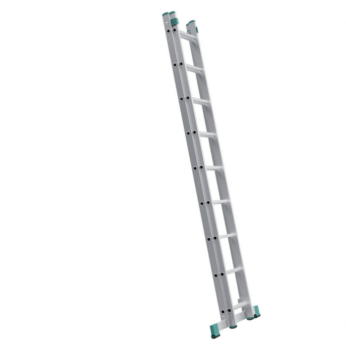 3x7 Triple 3 section x 7 rungs aluminium ladders extension combination ladder