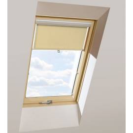 Roller Blinds AUB 55cm x 78cm Beige Transparent for OptiLight, Velux Windows