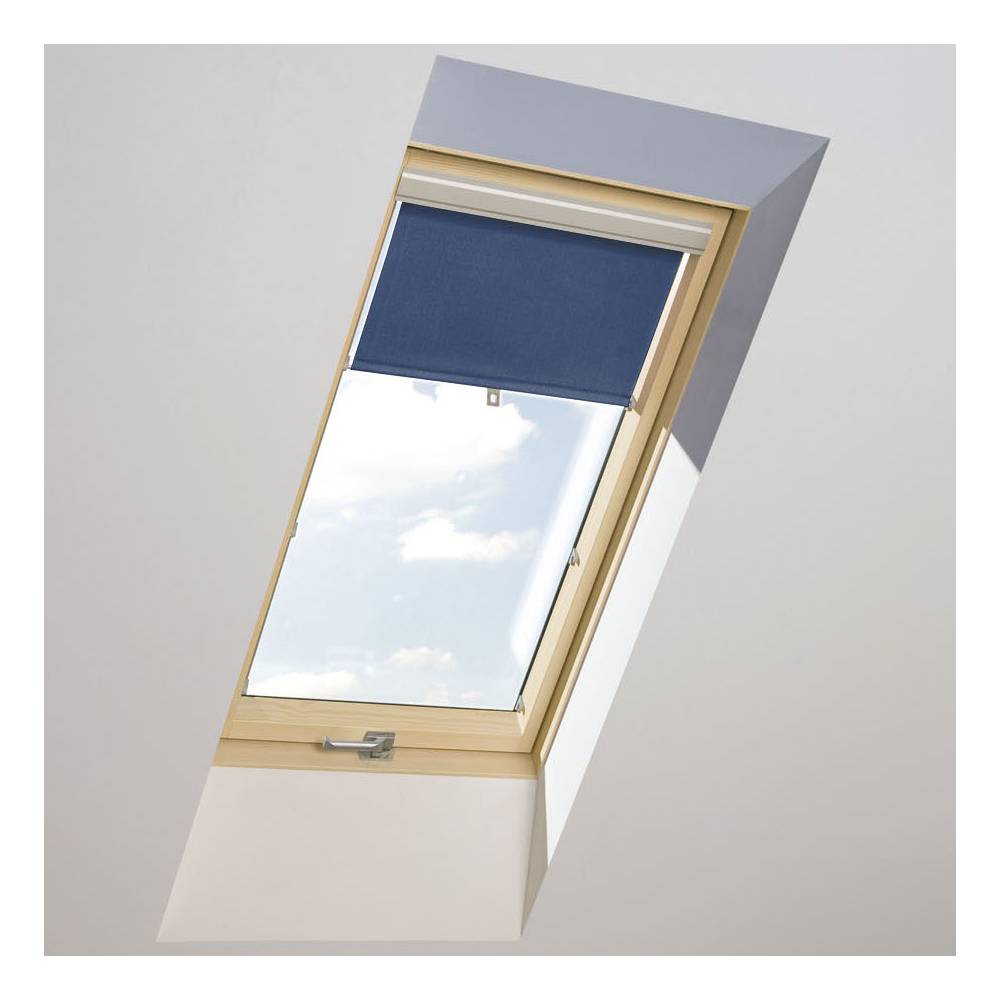 roller blinds aub 66cm x 118cm blue transparent for optilight fakro velux windows