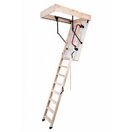 Oman 55cm X 110cm Wooden Loft Ladder & Hatch (H up to 280CM)