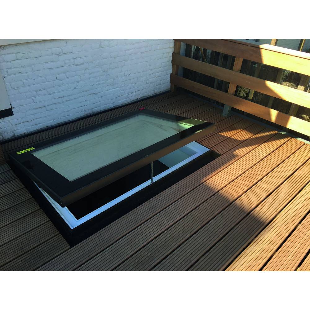 Okpol PGC A1 Electric 60cm x 120cm Flat Glass Rooflight Electric
