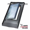 VERSA  V8 Reset 47cm x 73cm Side Hung Safe Laminated Glass Skylight Access Roof window