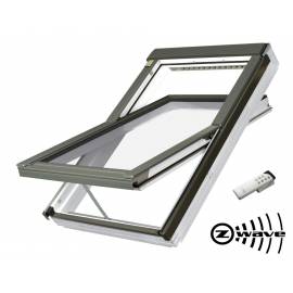 FAKRO FTW-V P2 08 White Paint Laminated 94 x 118cm Centre Pivot Roof Window