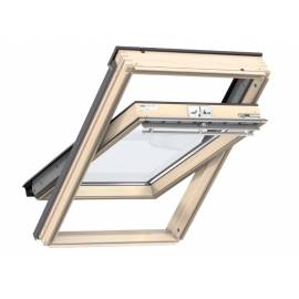 VELUX Triple Glazed 66 x 118cm Pine Centre Pivot Roof Window FK06 GLL 1061