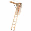 Fakro LWK 55cm X 111cm Wooden Loft Ladder & Hatch (H up to 280CM)