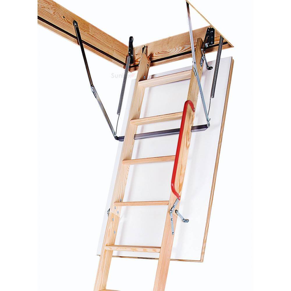 Optistep OLE 70cm X 111cm Wooden Loft Ladder & Hatch